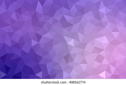 Multicolor dark purple, pink polygonal illustration, which consist of triangles. Geometric background in Origami style with gradient. Triangular design for your business.