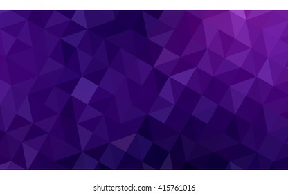 Multicolor dark purple, pink polygonal illustration, which consist of triangles. Geometric background in Origami style with gradient. Triangular design for your business.