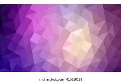 Multicolor dark purple, pink polygonal illustration, which consist of triangles. Geometric background in Origami style with gradient. Triangular design for your business.