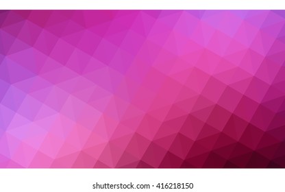 Multicolor dark purple, pink polygonal illustration, which consist of triangles. Geometric background in Origami style with gradient. Triangular design for your business.