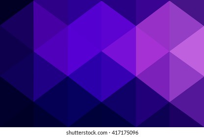 Multicolor dark purple, pink polygonal illustration, which consist of triangles. Geometric background in Origami style with gradient. Triangular design for your business.