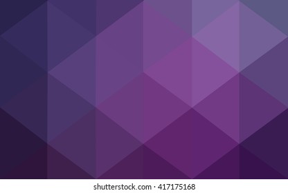 Multicolor dark purple, pink polygonal illustration, which consist of triangles. Geometric background in Origami style with gradient. Triangular design for your business.