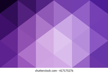 Multicolor dark purple, pink polygonal illustration, which consist of triangles. Geometric background in Origami style with gradient. Triangular design for your business.