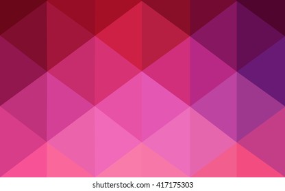 Multicolor dark purple, pink polygonal illustration, which consist of triangles. Geometric background in Origami style with gradient. Triangular design for your business.