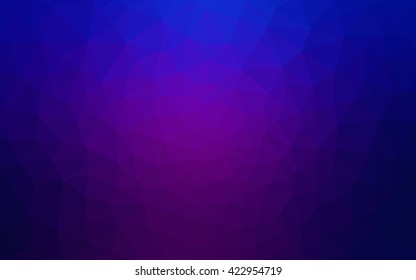 Multicolor dark purple, pink polygonal illustration, which consist of triangles. Geometric background in Origami style with gradient. Triangular design for your business.