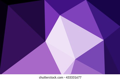 Multicolor dark purple, pink polygonal illustration, which consist of triangles. Geometric background in Origami style with gradient. Triangular design for your business.