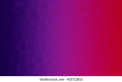 Multicolor dark purple, pink polygonal illustration, which consist of triangles. Geometric background in Origami style with gradient. Triangular design for your business.