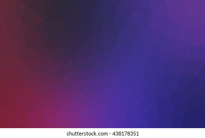 Multicolor dark purple, pink polygonal illustration, which consist of triangles. Geometric background in Origami style with gradient. Triangular design for your business.