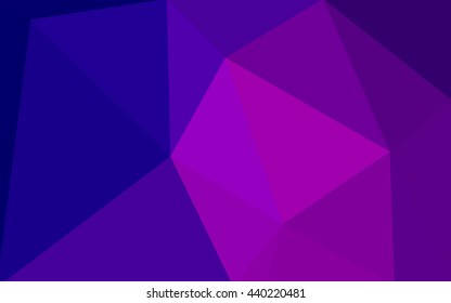 Multicolor dark purple, pink polygonal illustration, which consist of triangles. Geometric background in Origami style with gradient. Triangular design for your business.