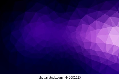 Multicolor dark purple, pink polygonal illustration, which consist of triangles. Geometric background in Origami style with gradient. Triangular design for your business.
