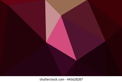 Multicolor dark purple, pink polygonal illustration, which consist of triangles