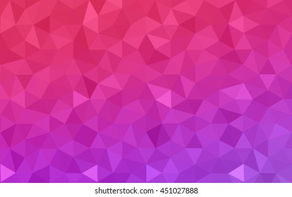 Multicolor dark purple, pink polygonal illustration, which consist of triangles. Geometric background in Origami style with gradient. Triangular design for your business.