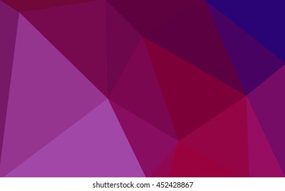Multicolor dark purple, pink polygonal illustration, which consist of triangles. 