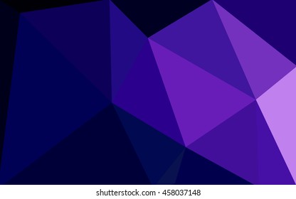 Multicolor dark purple, pink polygonal illustration, which consist of triangles. Geometric background in Origami style with gradient. Triangular design for your business.