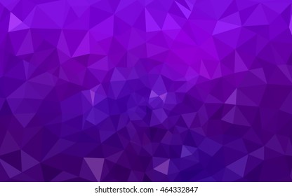 Multicolor dark purple, pink polygonal illustration, which consist of triangles. Geometric background in Origami style with gradient. Triangular design for your business.
