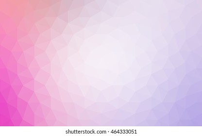Multicolor dark purple, pink polygonal illustration, which consist of triangles. Geometric background in Origami style with gradient. Triangular design for your business.