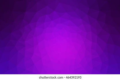 Multicolor dark purple, pink polygonal illustration, which consist of triangles. Geometric background in Origami style with gradient. Triangular design for your business.