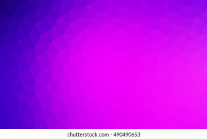 Multicolor dark purple, pink polygonal illustration, which consist of triangles. Geometric background in Origami style with gradient. Triangular design for your business.