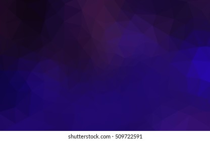 Multicolor dark purple, pink polygonal illustration, which consist of triangles. Geometric background in Origami style with gradient. Triangular design for your business.