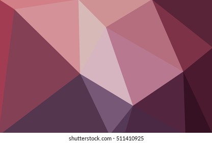 Multicolor dark purple, pink polygonal illustration, which consist of triangles. Geometric background in Origami style with gradient. Triangular design for your business.