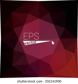 multicolor dark red geometric rumpled triangular low poly style gradient illustration graphic background. Vector polygonal design for your business.