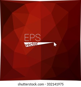 multicolor dark red geometric rumpled triangular low poly style gradient illustration graphic background. Vector polygonal design for your business.