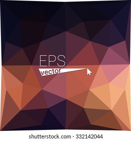 multicolor dark red geometric rumpled triangular low poly style gradient illustration graphic background. Vector polygonal design for your business.