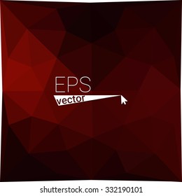 multicolor dark red geometric rumpled triangular low poly style gradient illustration graphic background. Vector polygonal design for your business.
