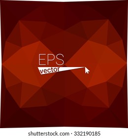 multicolor dark red geometric rumpled triangular low poly style gradient illustration graphic background. Vector polygonal design for your business.