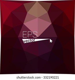 multicolor dark red geometric rumpled triangular low poly style gradient illustration graphic background. Vector polygonal design for your business.