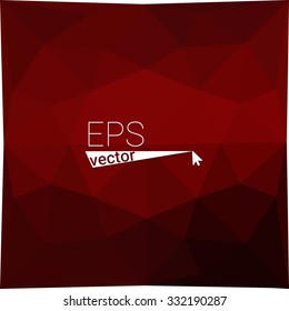 multicolor dark red geometric rumpled triangular low poly style gradient illustration graphic background. Vector polygonal design for your business.