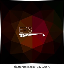 multicolor dark red geometric rumpled triangular low poly style gradient illustration graphic background. Vector polygonal design for your business.