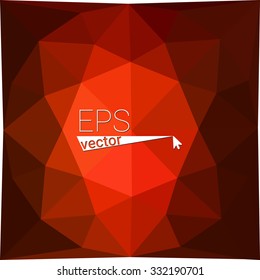multicolor dark red geometric rumpled triangular low poly style gradient illustration graphic background. Vector polygonal design for your business.