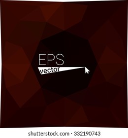 multicolor dark red geometric rumpled triangular low poly style gradient illustration graphic background. Vector polygonal design for your business.