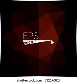 multicolor dark red geometric rumpled triangular low poly style gradient illustration graphic background. Vector polygonal design for your business.