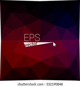 multicolor dark red geometric rumpled triangular low poly style gradient illustration graphic background. Vector polygonal design for your business.