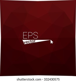 multicolor dark red geometric rumpled triangular low poly style gradient illustration graphic background. Vector polygonal design for your business.