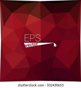 multicolor dark red geometric rumpled triangular low poly style gradient illustration graphic background. Vector polygonal design for your business.