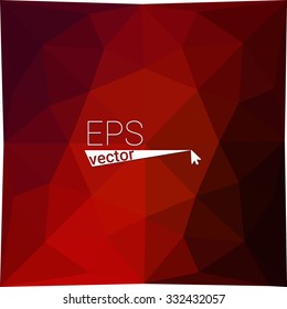 multicolor dark red geometric rumpled triangular low poly style gradient illustration graphic background. Vector polygonal design for your business.