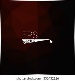 multicolor dark red geometric rumpled triangular low poly style gradient illustration graphic background. Vector polygonal design for your business.