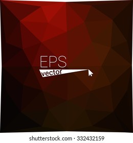 multicolor dark red geometric rumpled triangular low poly style gradient illustration graphic background. Vector polygonal design for your business.