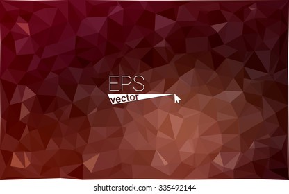 multicolor dark red geometric rumpled triangular low poly style gradient illustration graphic background. Vector polygonal design for your business.