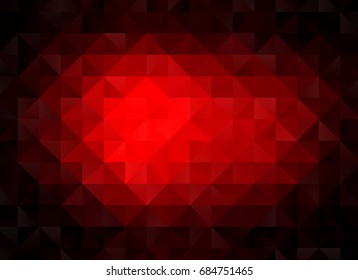 Multicolor dark red geometric rumpled triangular low poly style gradient illustration graphic background. Polygonal design for your business. Vector illustration eps 10.