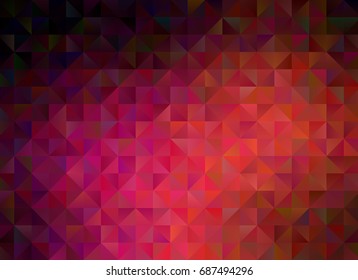 Multicolor dark red geometric rumpled triangular low poly style gradient illustration graphic background. Polygonal design for your business. Vector illustration eps 10.