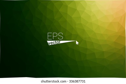 Multicolor dark red, green geometric rumpled triangular low poly origami style gradient illustration graphic background. Vector polygonal design for your business.