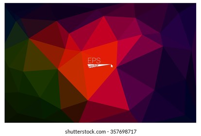 Multicolor dark red, green geometric rumpled triangular low poly origami style gradient illustration graphic background. Vector polygonal design for your business. Multicolor dark red, green geometric rumpled triangular low poly origami style gradient illustration graphic background. Vector polygonal design for your business.
