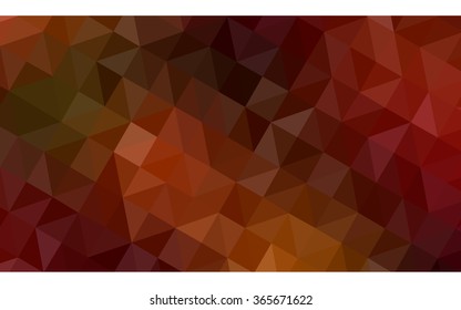 Multicolor dark red, green polygonal illustration, which consist of triangles. Geometric background in Origami style with gradient. Triangular design for your business.