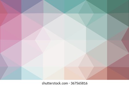 Multicolor dark red, green polygonal illustration, which consist of triangles. Geometric background in Origami style with gradient. Triangular design for your business.
