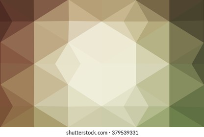 Multicolor dark red, green polygonal illustration, which consist of triangles. Geometric background in Origami style with gradient. Triangular design for your business.