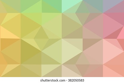 Multicolor dark red, green polygonal illustration, which consist of triangles. Geometric background in Origami style with gradient. Triangular design for your business.